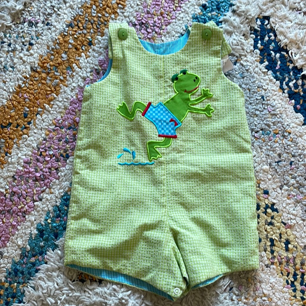 Vintage Mulberry St Reversible Romper